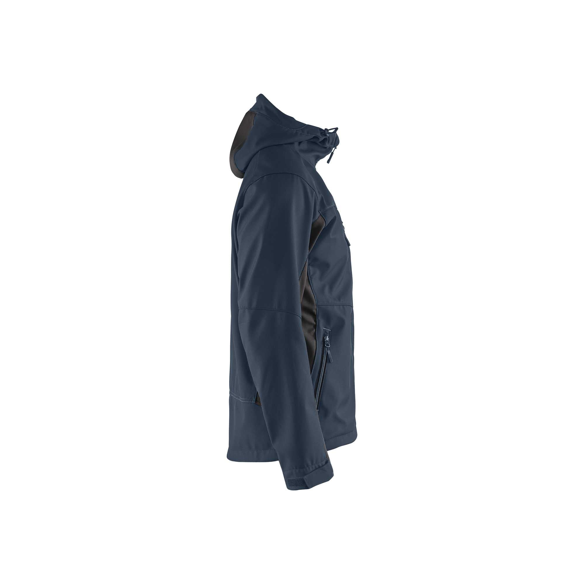 BLAKLADER 47532516 Softshell Jacket with Hood Softshell Work Jacket MEN - Water Repellent